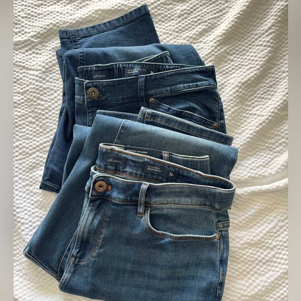 J. Jill Classic Slim Straight Leg Jeans